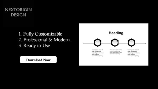 Professional Presentation - Three Points Infographics​