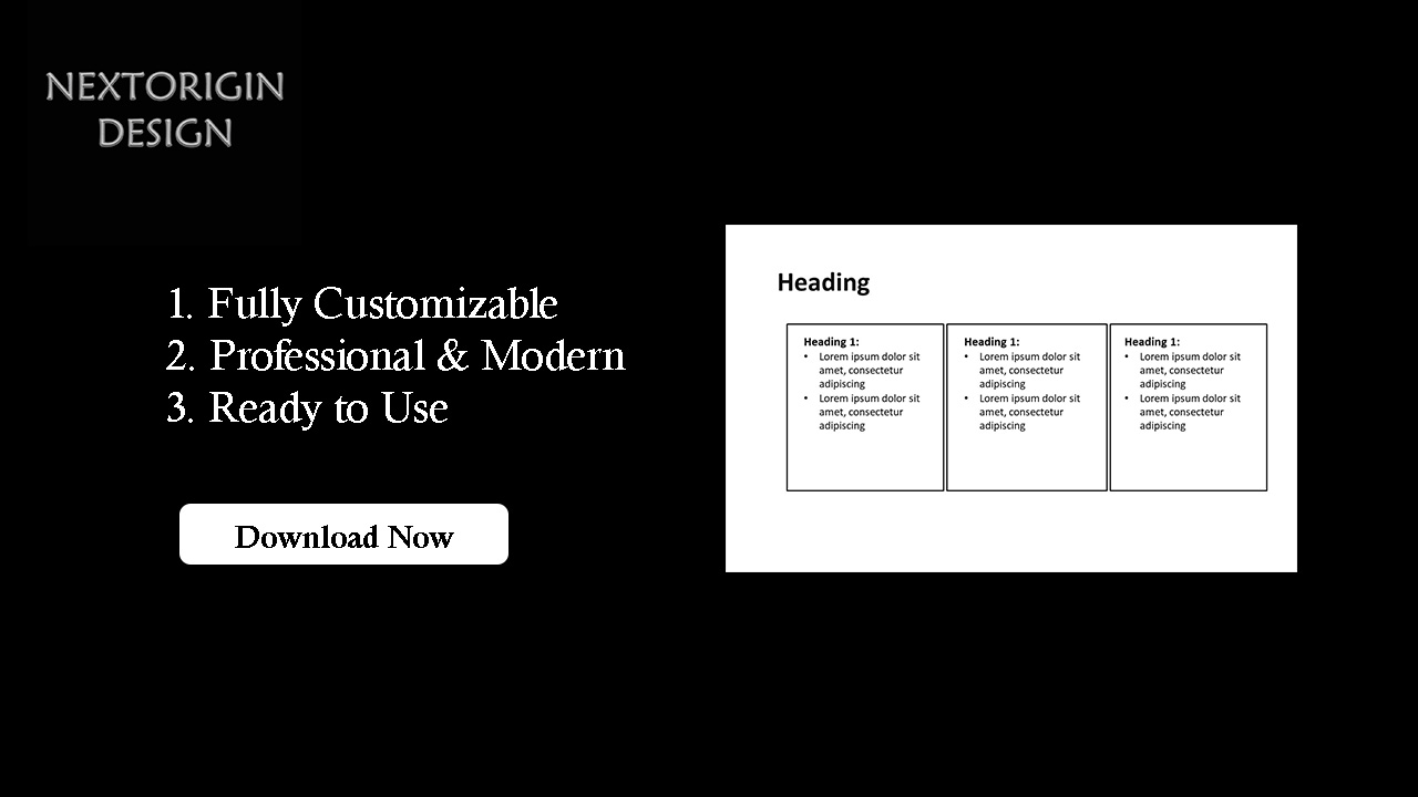 Professional Presentation – Squares Infographics